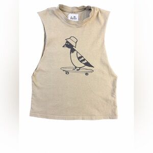 KIRA Baby Skateboarding Pigeon Muscle Tank - 12-18M